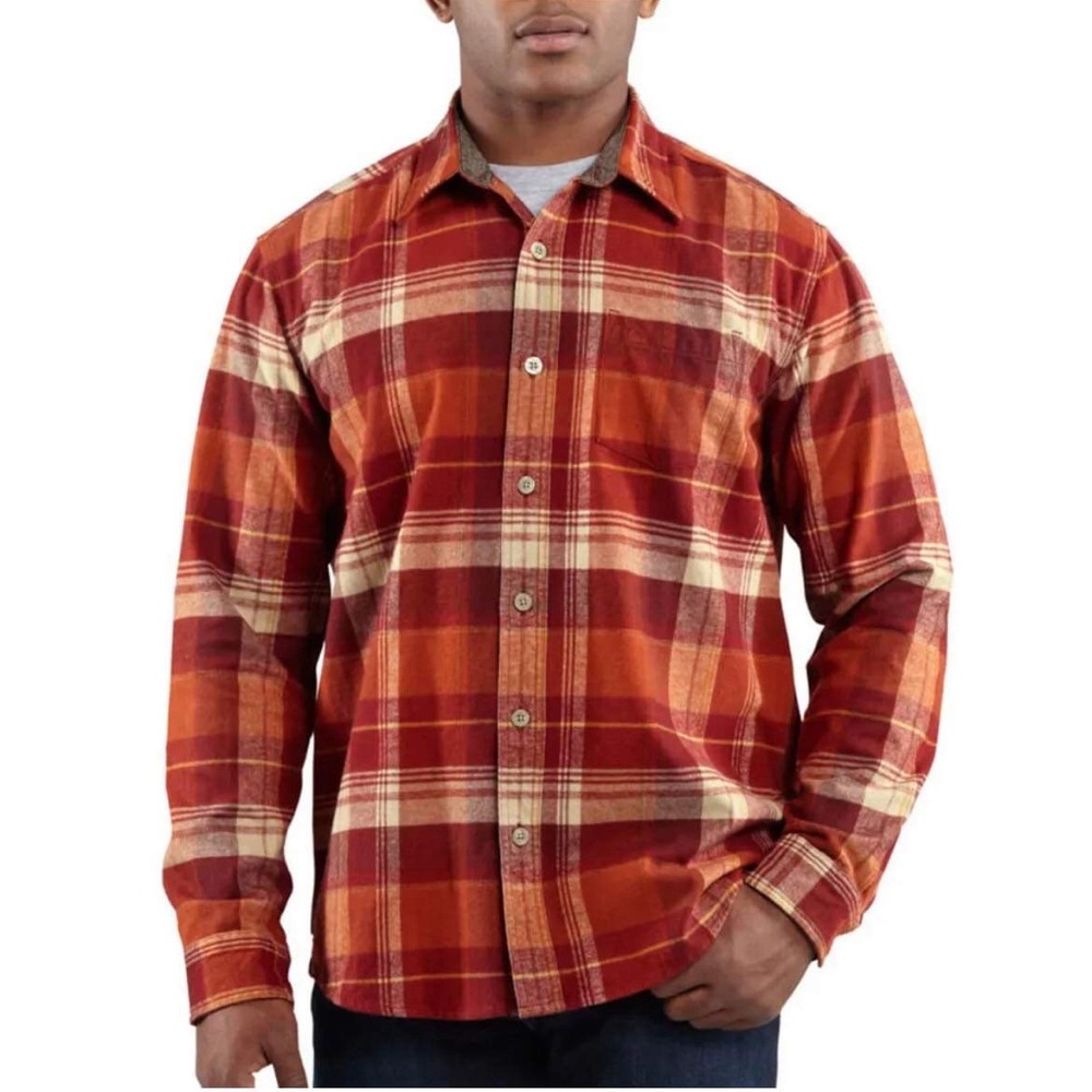 Mens’ Carhartt Hubbard Plaid Slim Shirt